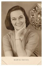 Autogrammkarte MARTA RAFAEL, Schauspielerin