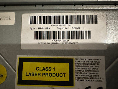 07-13 Chrysler Jeep Dodge Sirius Radio CD MP3 DVD REN MyGIG