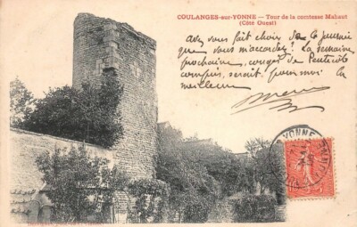 COULANGES-sur-YONNE - Tour de la comtesse Mahaut - Côté West