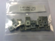 5-40 UNC SQUARE NUTS x 30