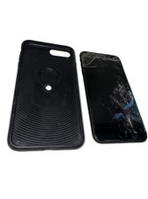 Apple Iphone 7 Plus - 32GB - Black T-Mobile - CRACKED SCREEN Damaged Parts