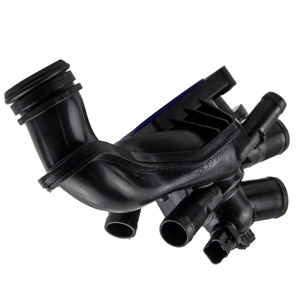 Thermostat Housing w/ Sensor For CITROEN C4 Peugeot 308 207 Cooper 1.6 16V 07-15
