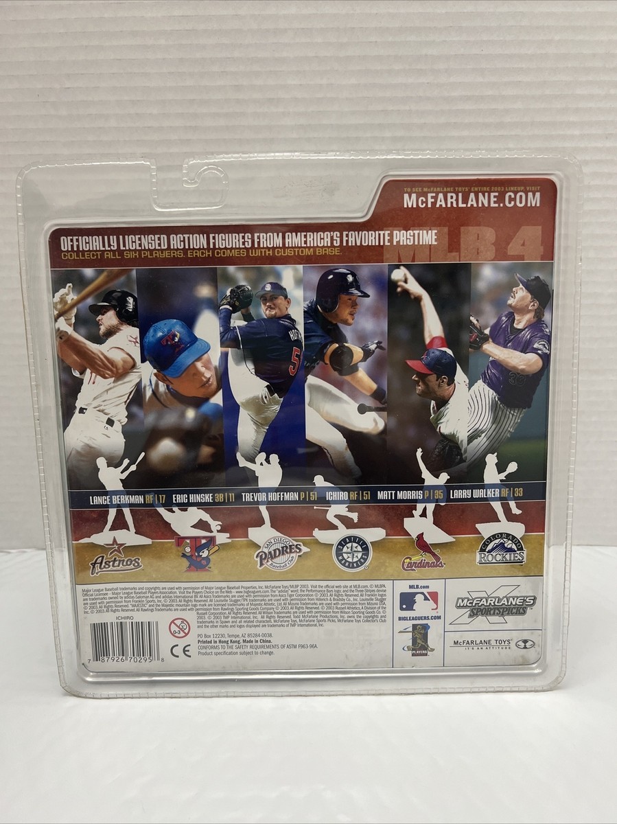 Ichiro Suzuki #51 Seattle Mariners Action Figure 2003
