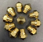 4x MK10 Brass Nozzle Nozzle M7 for 3D Printer Accessories Qidi Tech 0.4mm X-Max