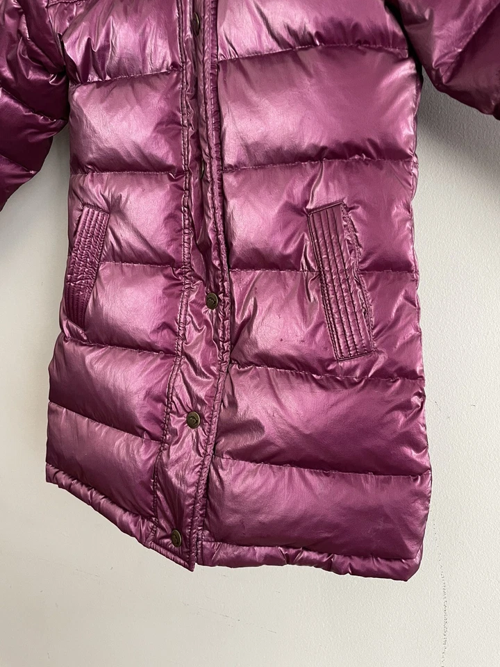 Appaman NYc металлический фиолетовый съемный вниз пуховик пальто куртка 5 - Изображение 2 из 4