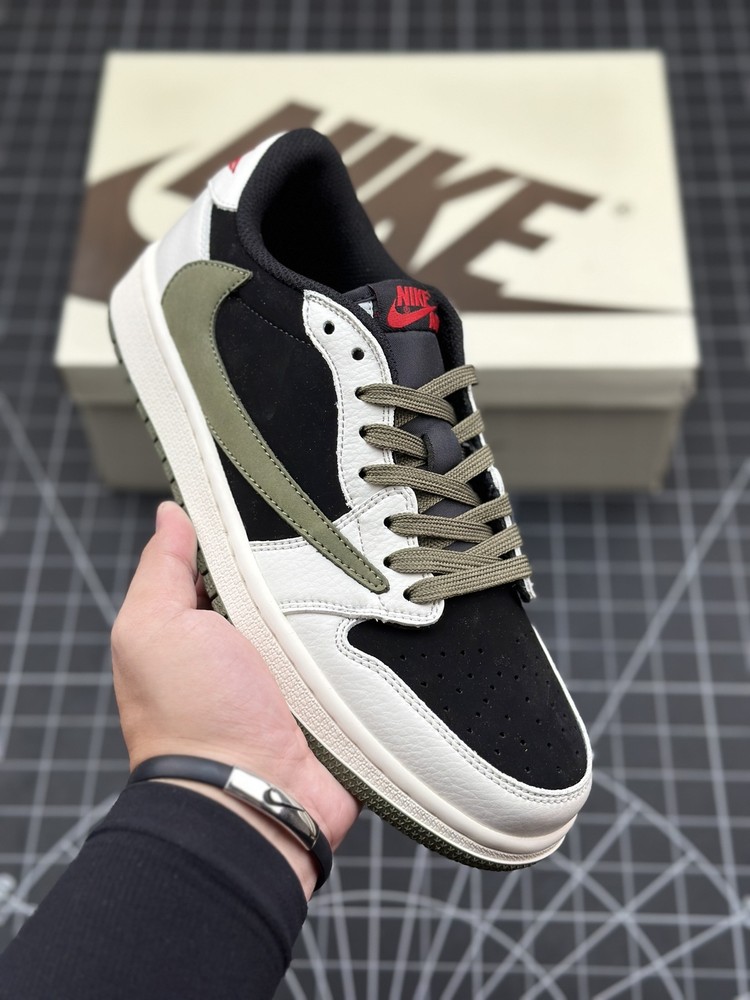 Nike Air dunk 1 Low Travis Scott Olive DZ4137-106 Fashion Shoes