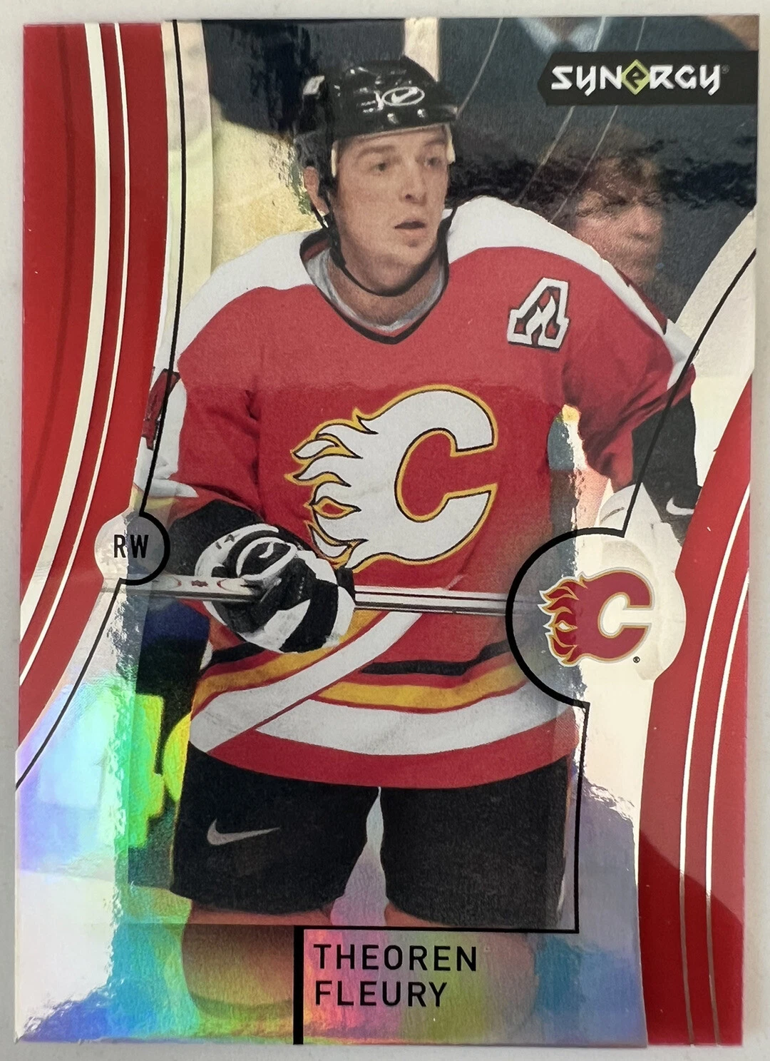 2021-22 Upper Deck Synergy Legends #75 Theoren Fleury Unscratched Bounty Flames