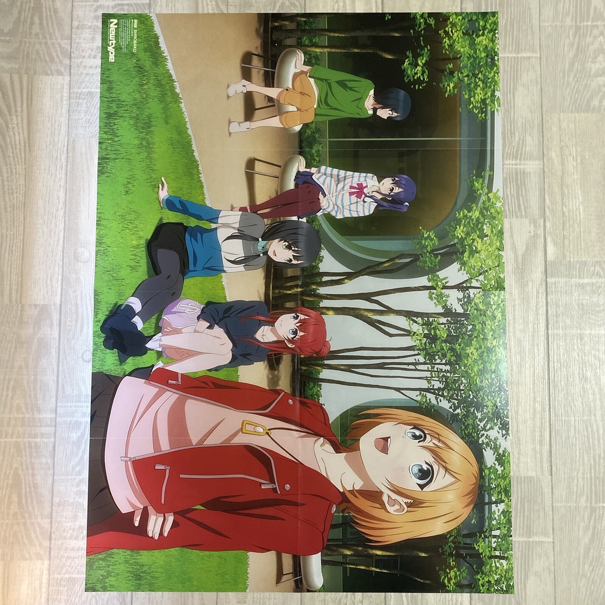 22/7 Miu Takigawa Japanese Anime B2 Poster Reverse side SHIROBA | eBay