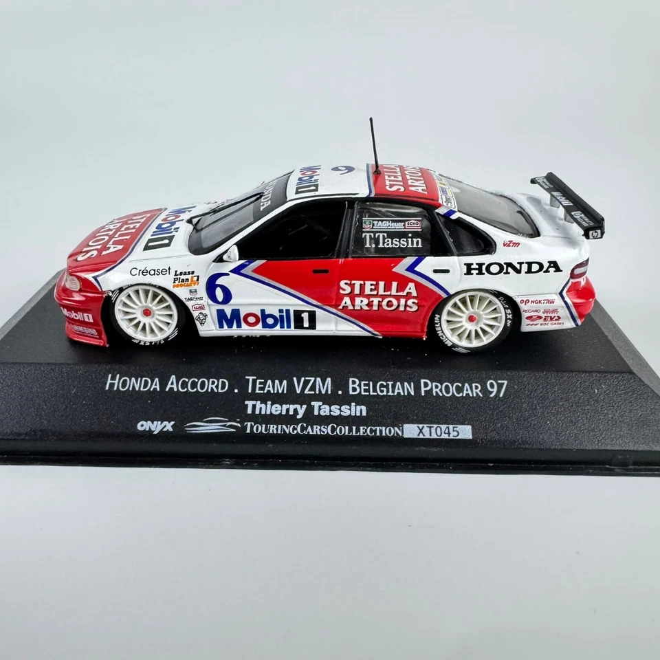 Onyx 1/43 XT045 Honda Accord tourer 1997 Belgian Procar Thierry Tassin boxed - Image 4 of 4