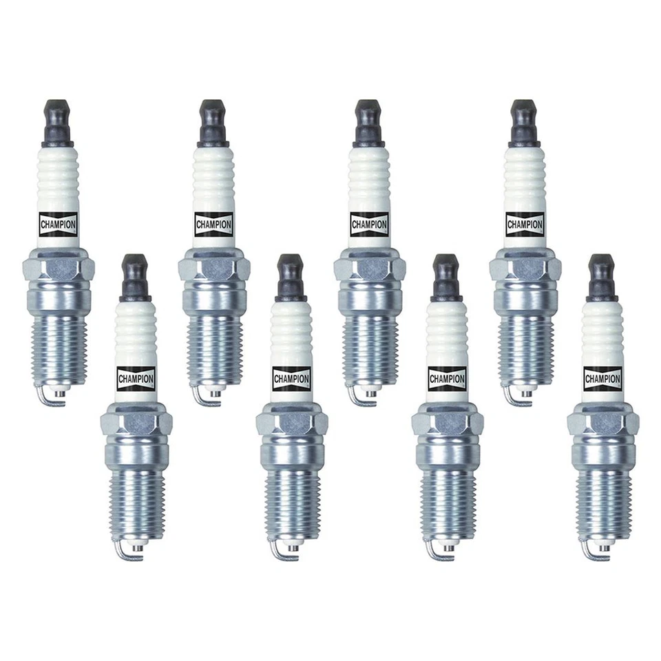 Champion Spark Plugs 8x For Ford F-150 1997-2010 Ford Crown Victoria 1992-2011 - Image 2 of 4