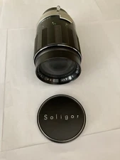 Vintage Soligor Minolta Telephoto 135mm f/2.8 Lens With Dust Caps
