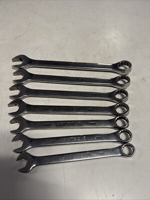 MATCO 7 Piece Metric Chrome 12 Point Wrench Set  USA 11-18 - T8