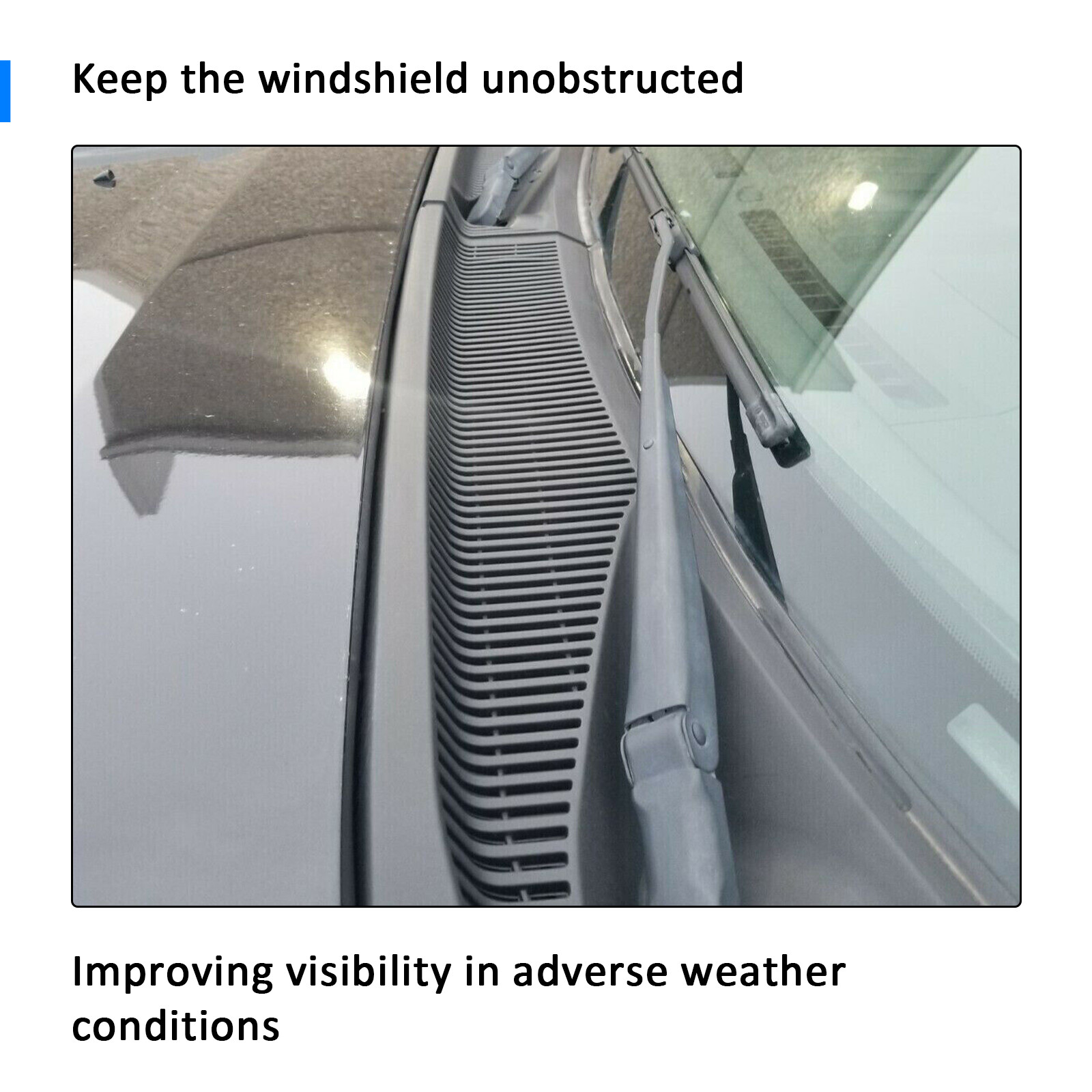 Fits 11 thru 16 Super Duty F250 F350 Ford Windshield Wiper Cowl Panel