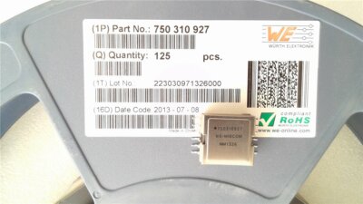 Ethernet Plus Transformer - 36 V ... 72 V - 250 kHz ... 400 kHz - NEU