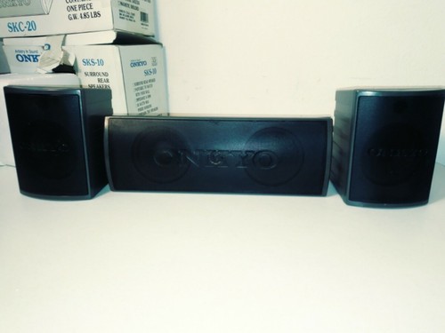 Altavoz de canal central Vintage Onkyo SKC-20 y 2 SURROUND ALTAVOCES  TRASEROS SKS-10 | eBay