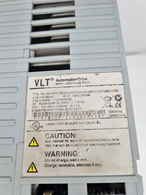 メンテナンス VLT AutomationDrive 131F9315 5.5kW/7.5HP メンテナンス VLT AutomationDrive 131F9315 5.5kW/7.5HP