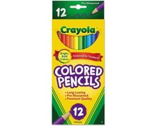 Crayola Long Colored Pencils 12 CRY684012