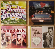 4 Classic CD Collections 1950's - 1970's Armstrong Fitzgerald Temptations +++++ 