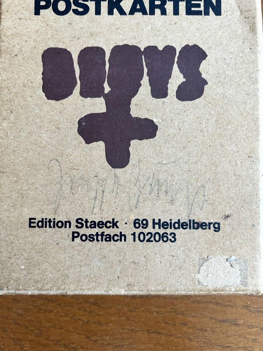 joseph beuys フェルト ポストカード　マルチプル Joseph Beuys | Felt Postcard (Filzpostkarte) (1985) | Artsy