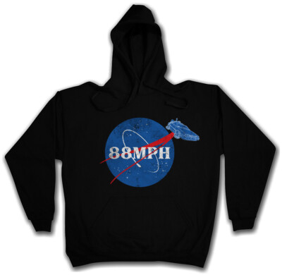 88 MPH HOODIE SWEATSHIRT Back To The Car Miles per Hour Future Marty Fun McFly