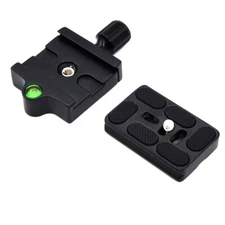 KZ-20 Quick Release Clamp Adapter Plate Mount For Arca Swiss Camera Tripod Kit