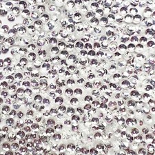 5mm Cup Sequins Crystal Crystallina Medium Hole Made in USA