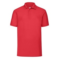 Fruit of the Loom 65/35 Short Sleeve Cotton Polo Shirt - Small-5XL - 20 Colours