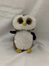 TY Beanie Boo “Owliver” 6” With Gold Glitter Eyes
