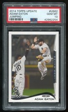 2014 Topps Update SP Photo Variation Adam Eaton #US62 Jumping POP 1 PSA 10