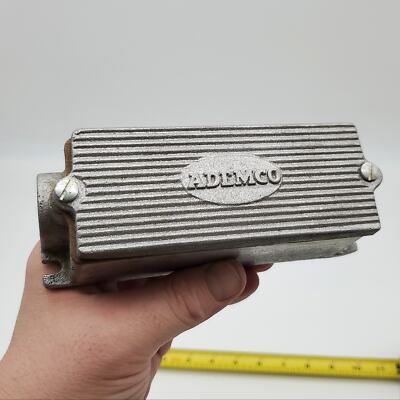 Ademco No 43 Conduit Body 5-5/8''L x 2''W Aluminum Finish 0.71'' ID