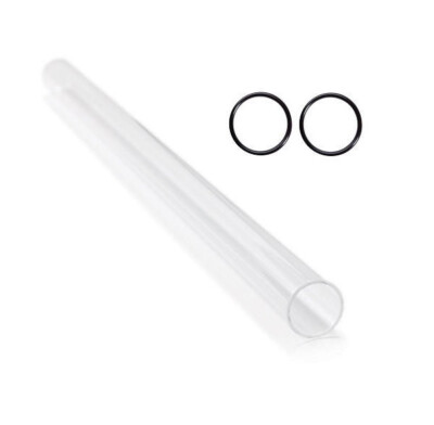 QSO-410 Quartz sleeve for S410RL-HO with 2 Orings | open ended