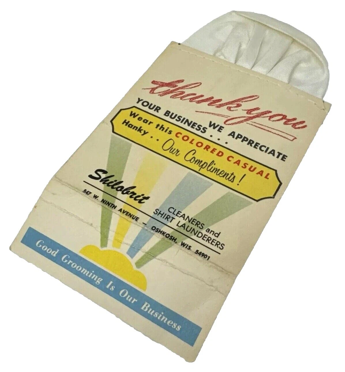 Men's PLAIN vintage blanco sólido y pañuelos Sólido