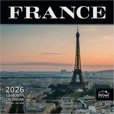 MICASA France 2026 Wall Calendar, 12-Month, 12x24, Giftable, Scenic Photography