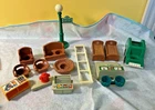 Vintage Fisher Price Little People Sesame Street Furniture Lot