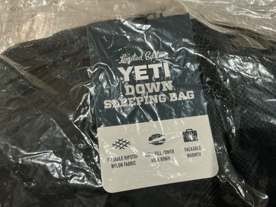 Yeti Coolers Regular 41F Down Sleeping Bag 650 Fill Charcoal Navy for sale  online | eBay