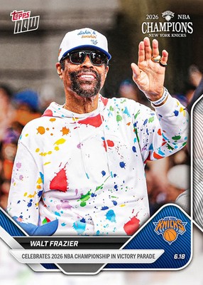 Walt Frazier Knicks Parade - 2025-26 NBA Topps NOW - Card OS04 Presale