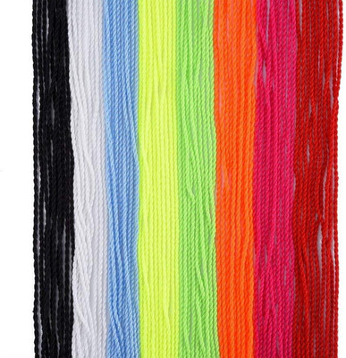 Polyester Yoyo Strings 100 Pack Rainbow Replacement Set W/ 10 Finger Braces