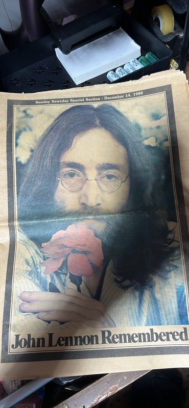 John Lennon Newsday Pullout December 14, 1980 