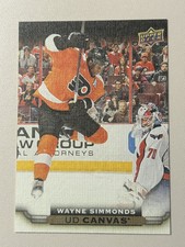 2015-16 Upper Deck Series 1 Canvas C66 Wayne Simmonds Philadelphia Flyers