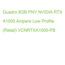 Quadro 8GB PNY NVIDIA RTX A1000 Ampere Low Profile (Retail) VCNRTXA1000-PB