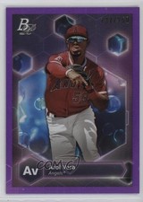 2022 Bowman Platinum Precious Elements Purple 137/250 Arol Vera #PE-28 00em