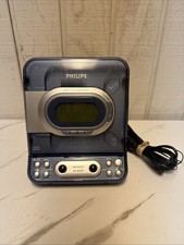 Philips AJ3977/37 CD Player AM FM Radio Presets  Dual Alarm Clock TESTED