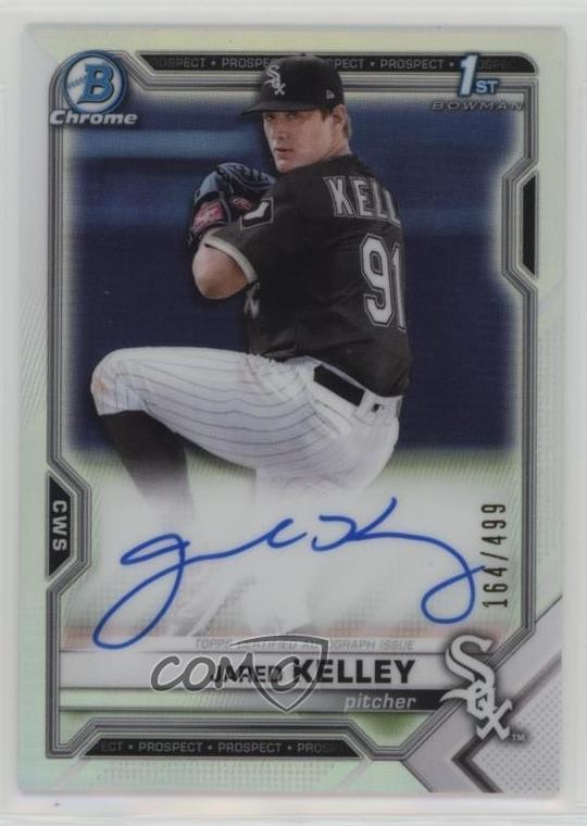 2021 Bowman Chrome Prospects Refractor 164/499 Jared Kelley #CPA-JK Auto sh7