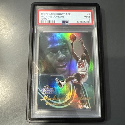 1997 Flair Showcase #1 Michael Jordan Row 3 PSA 9 Chicago Bulls | eBay