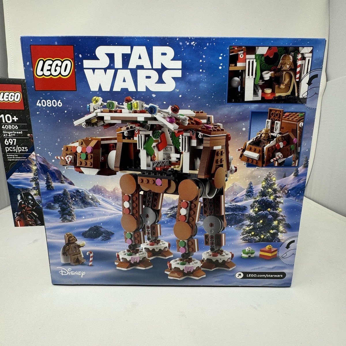 Lot of 2) LEGO 40806 Star Wars Gingerbread AT-AT Walker Set