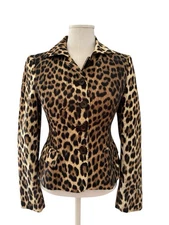 Moschino Cheap and Chic Vintage Women’s Sz XS Leopard Print Jacket