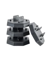 RV Leveling Pads 4-Pack Rubber Jack Pads 5000 lb Each for Scissor Jack Feet