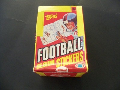 1981 TOPPS FOOTBALL STICKERS BOX 100 PACKS READ DESCRIPTION!!!!