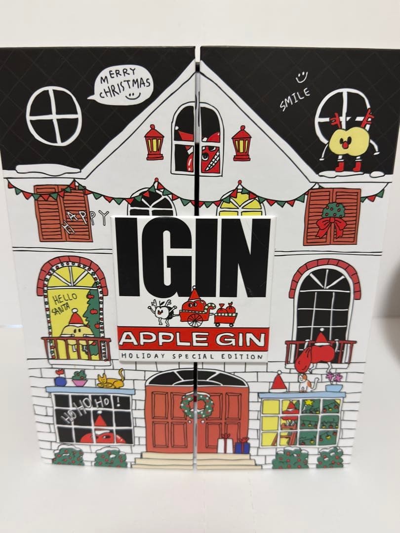 IGIN APPLE GIN BTS ジン　クリスマス　holiday BTS JIN IGIN Apple Gin Holiday Special Edition Box Black Korean