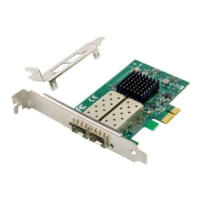 PCIe x1 JL82576EB Gigabit Server NIC Ethernet Adapter SFP Fiber Optical Card